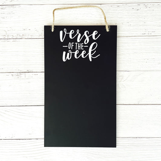 Bible Verse of the Week Chalkboard Sign