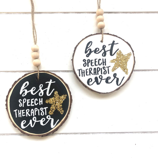 SLP Speech Language Pathology Christmas Ornament | SLP Gift | Gift for Speech Language Pathologist | Occupational Therapy