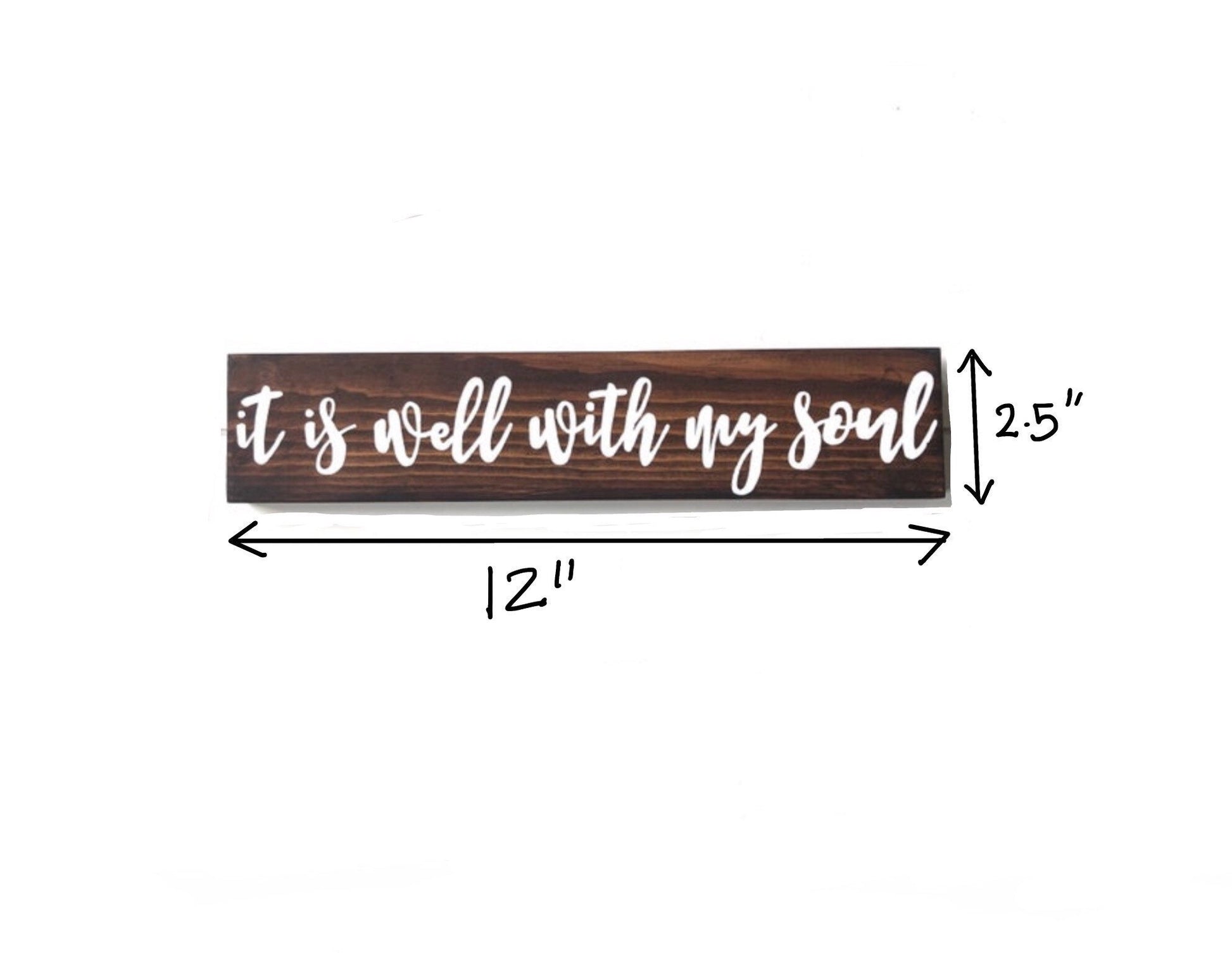 It Is Well With My Soul | Bible Verse Wall Art | Christian Wall Art