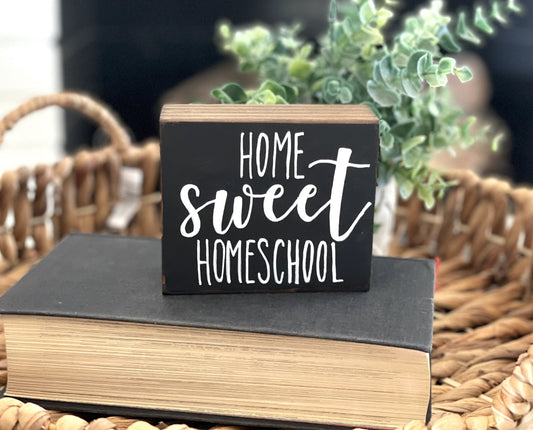 Home Sweet Homechool Sign | Homeschool Sign |  Home School Sign| Home-School Sign