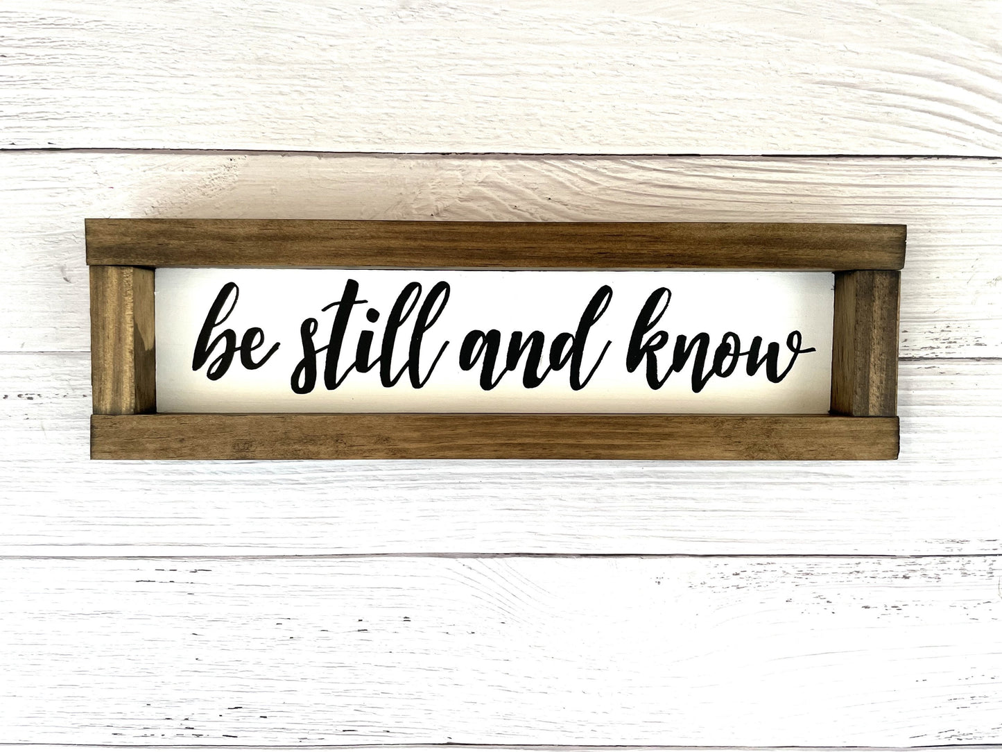 Be Still And Know That I Am God | Psalm 46 | Christian Wall Art | Pastor Appreciation | Pastor Gifts