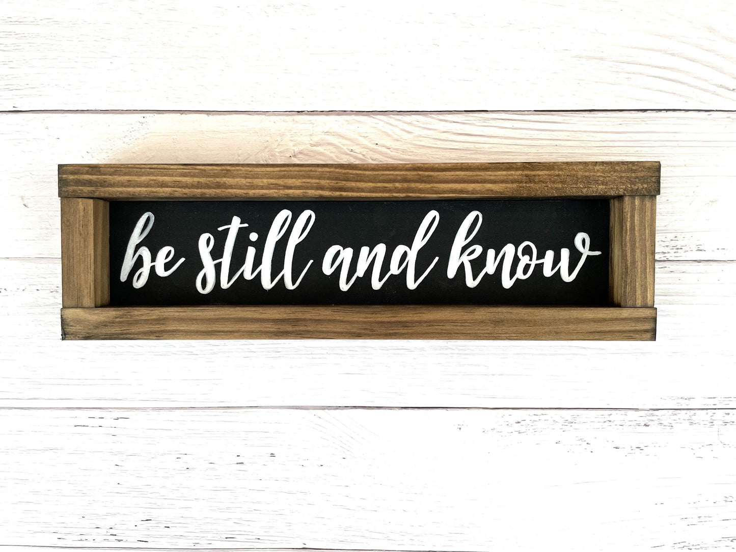 Be Still And Know That I Am God | Psalm 46 | Christian Wall Art | Pastor Appreciation | Pastor Gifts