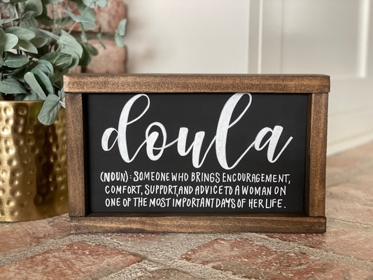 Doula Sign | Gift for a Doula |  Doula Prayer | Doula Gift