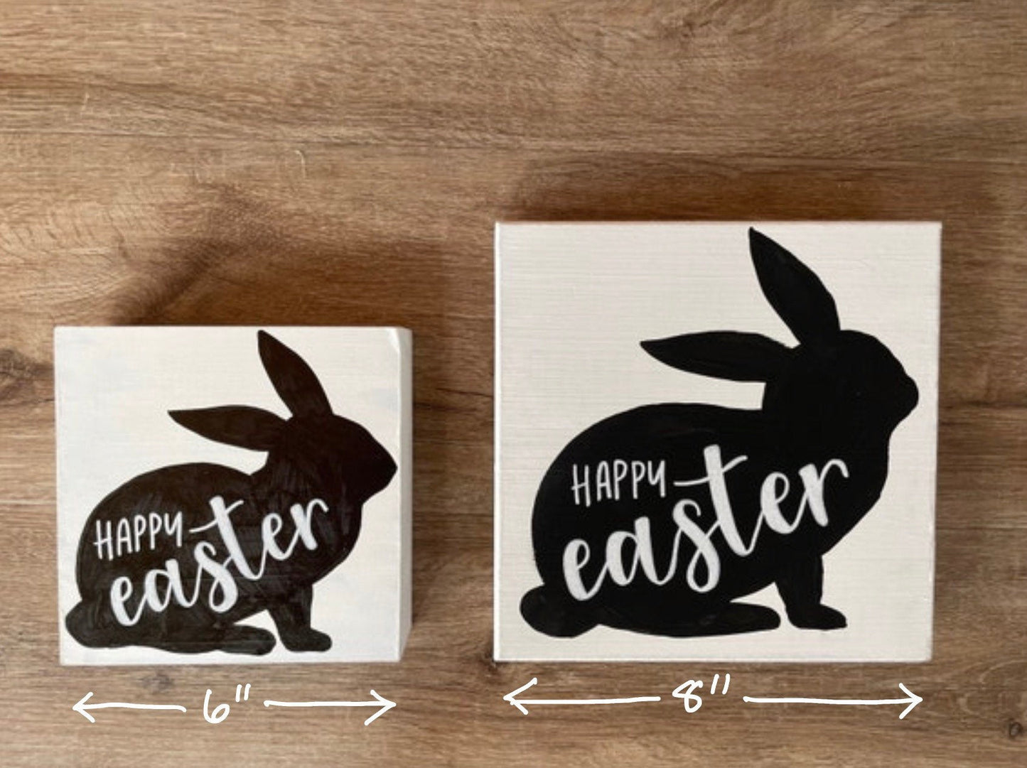 Happy Easter Sign | Easter Bunny Decor | Easter Home Decor Sign | Easter Farmhouse | Easter Wood Sign