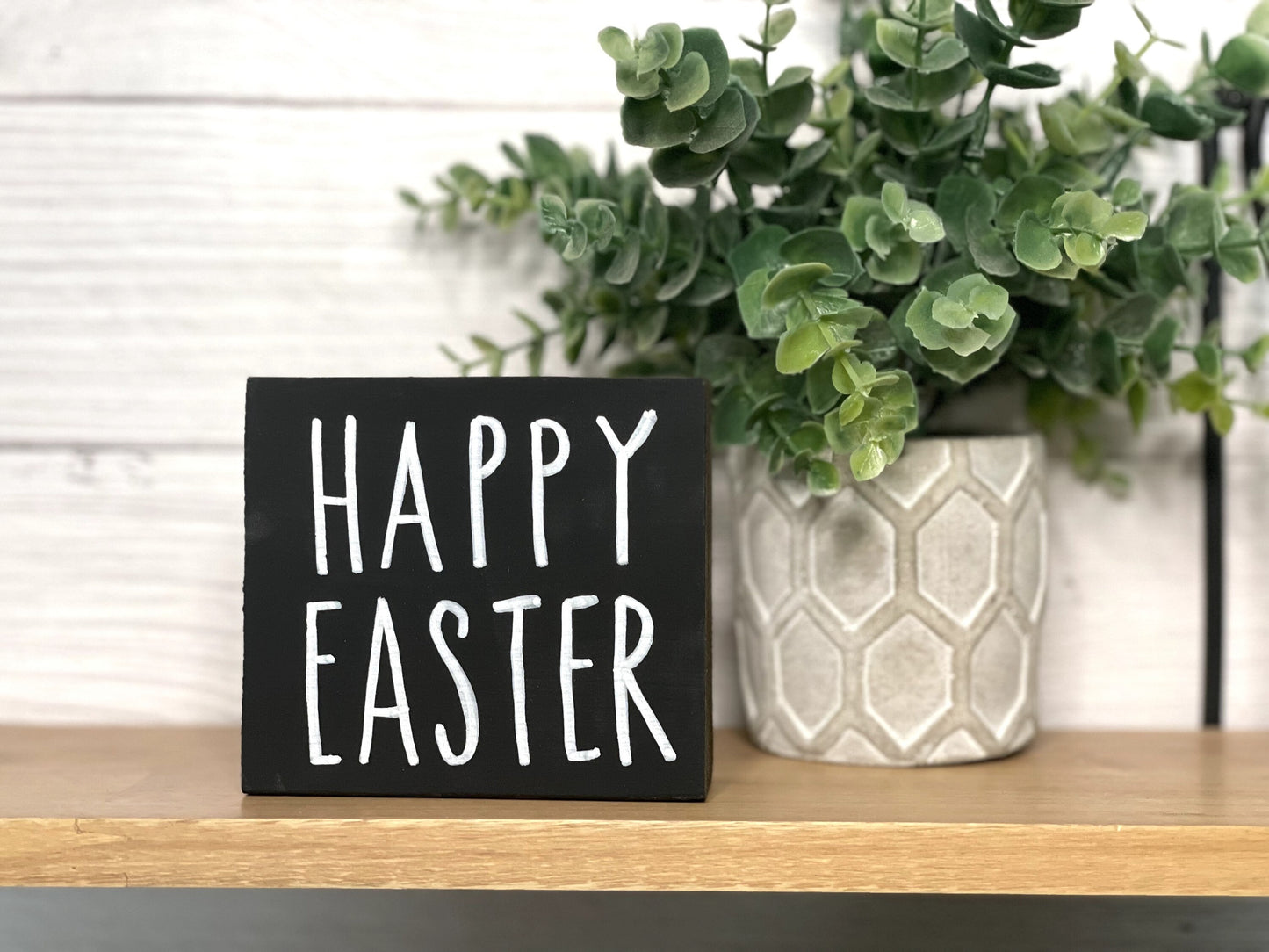 Easter Home Decor| Small Easter Sign | Happy Easter Sign | Happy Easter Decor