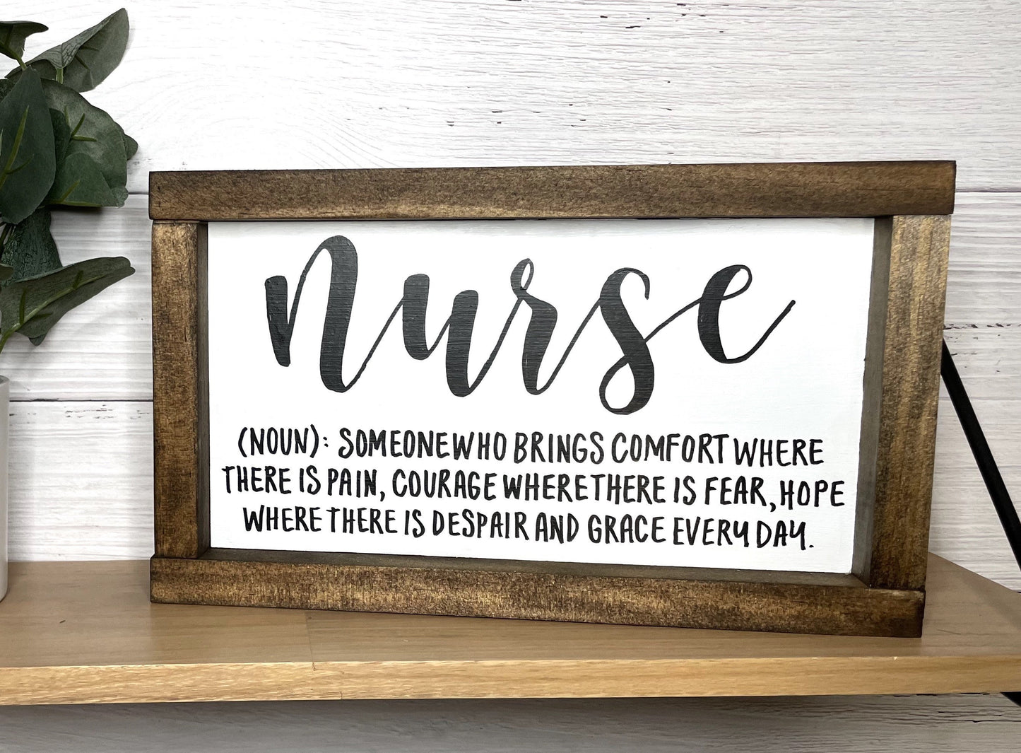 Nurse Sign | Nurse Gift | Oncology Nurse | Nurse Thank You | Nurse Plaque | ICU Nurse | Nursing Student