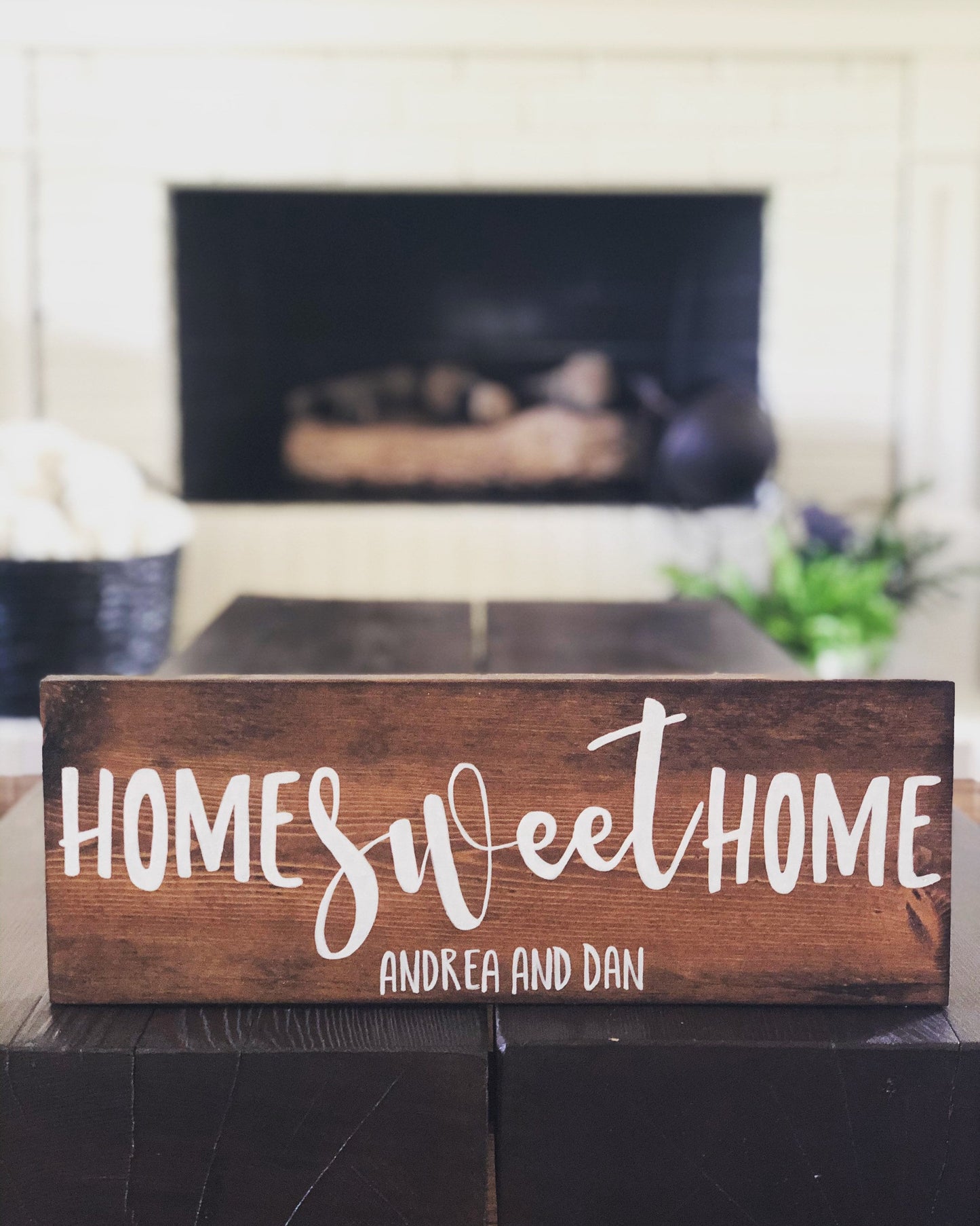 Home Sweet Home Sign | Housewarming Gift | Realtor Closing Gift | Realtor Marketing | Last Name Sign