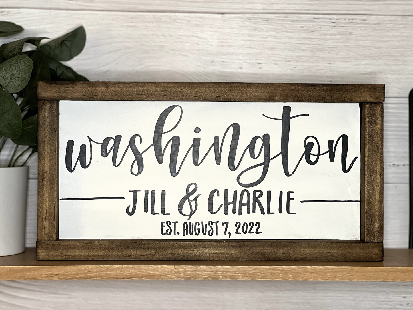 Personalized Last Name sign | Last Name Sign | Family Name Established Sign | Established Sign