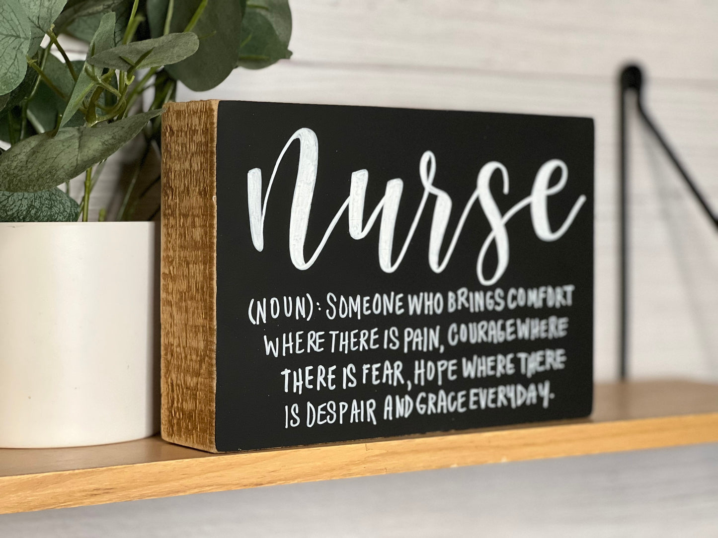 Nurse Sign | Nurse Gift | Oncology Nurse | Nurse Thank You | Nurse Plaque | ICU Nurse | Nursing Student