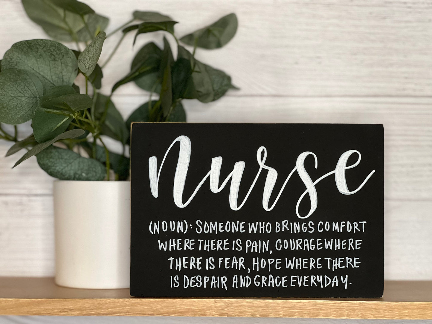 Nurse Sign | Nurse Gift | Oncology Nurse | Nurse Thank You | Nurse Plaque | ICU Nurse | Nursing Student