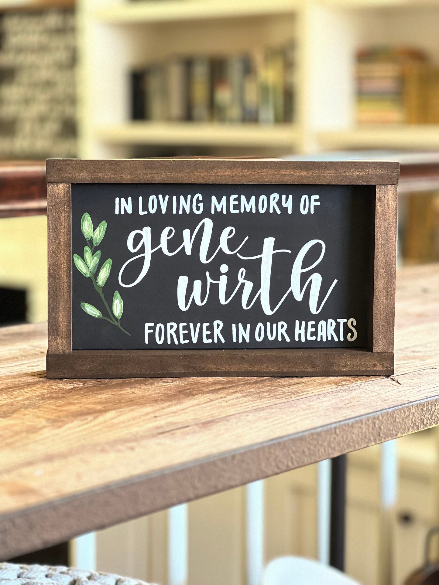 Personalized In Loving Memory Sign | Sorry for your Loss |Sympathy Gift | Memorial Service | Bereavement Gift