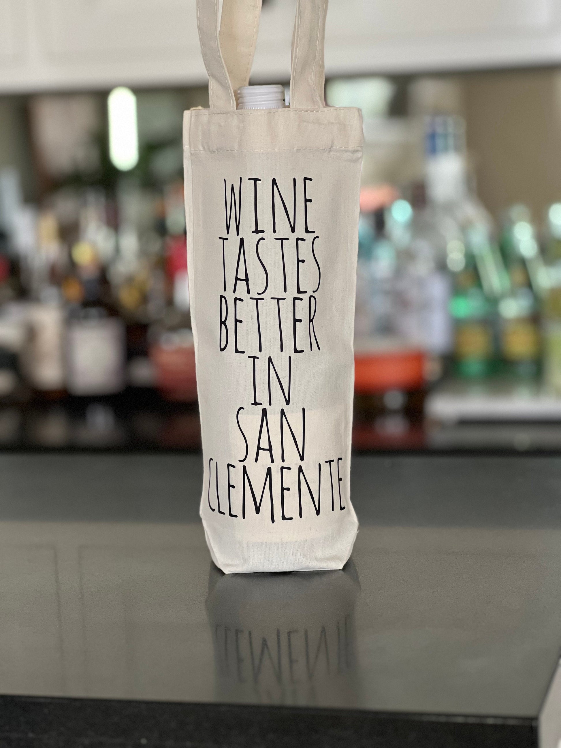 Hometown Wine Bag | Custom Wine Bag | Personalized Wine Bag | Wine Gift Bag